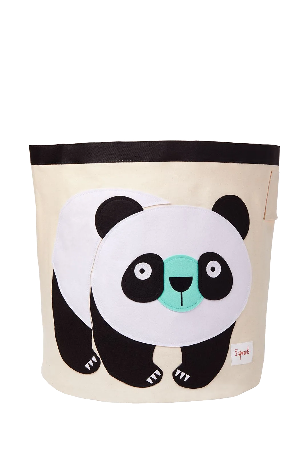 3 Sprouts Storage Container Round, Panda - bilde 1